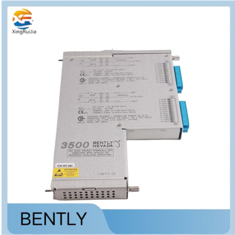 BENTLY 136711-01带内部安全栅和内部终端的输入/输出模块