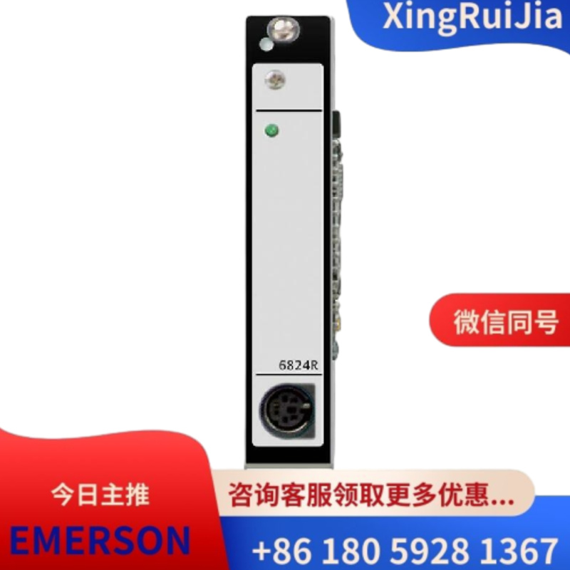 EMERSON A6824-R ModBus和机架接口，4TE