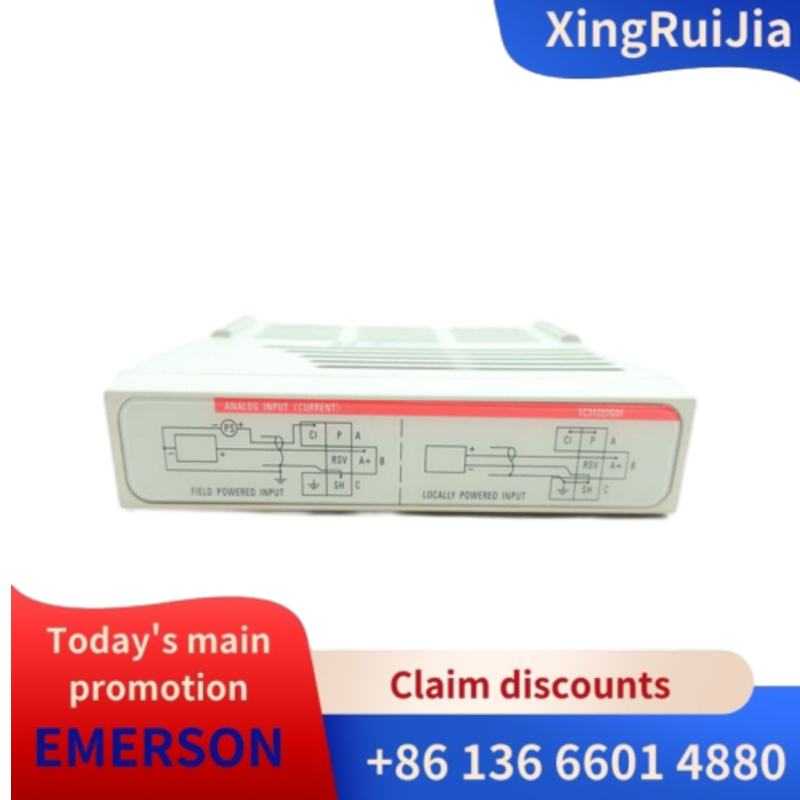 艾默生1C31227G01模拟输入模块