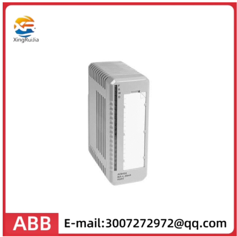 ABB AO845 3BSE023676R1     AO845 Analog Output. Redundant or single 1x8ch. HART. 有货