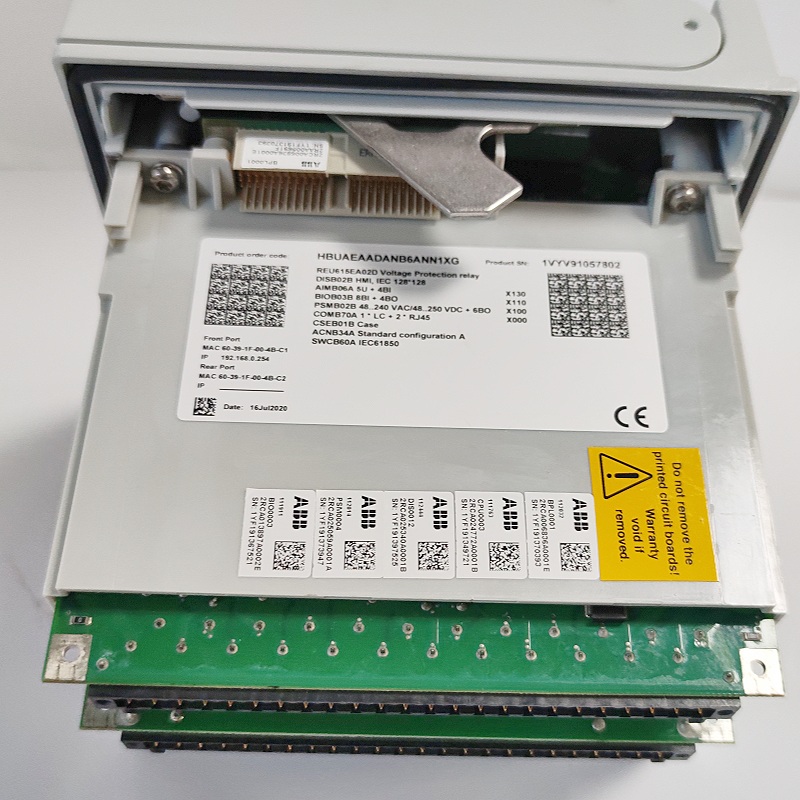 ABB REU615 HBUAEAADANB6ANN1XG 电压保护测控装置