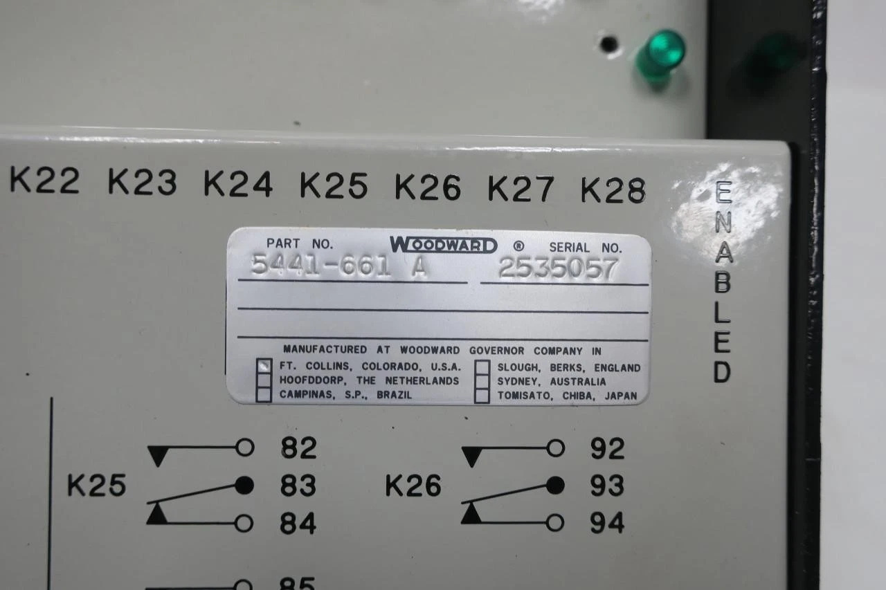 Woodward 5441-661 继电器接口模块