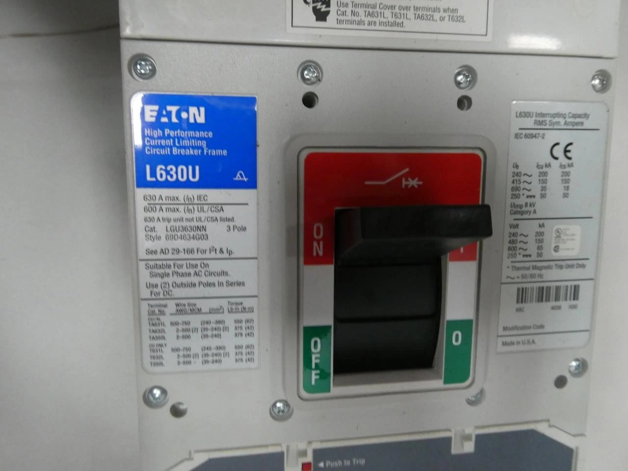 Eaton LGU3500FAG 断路器