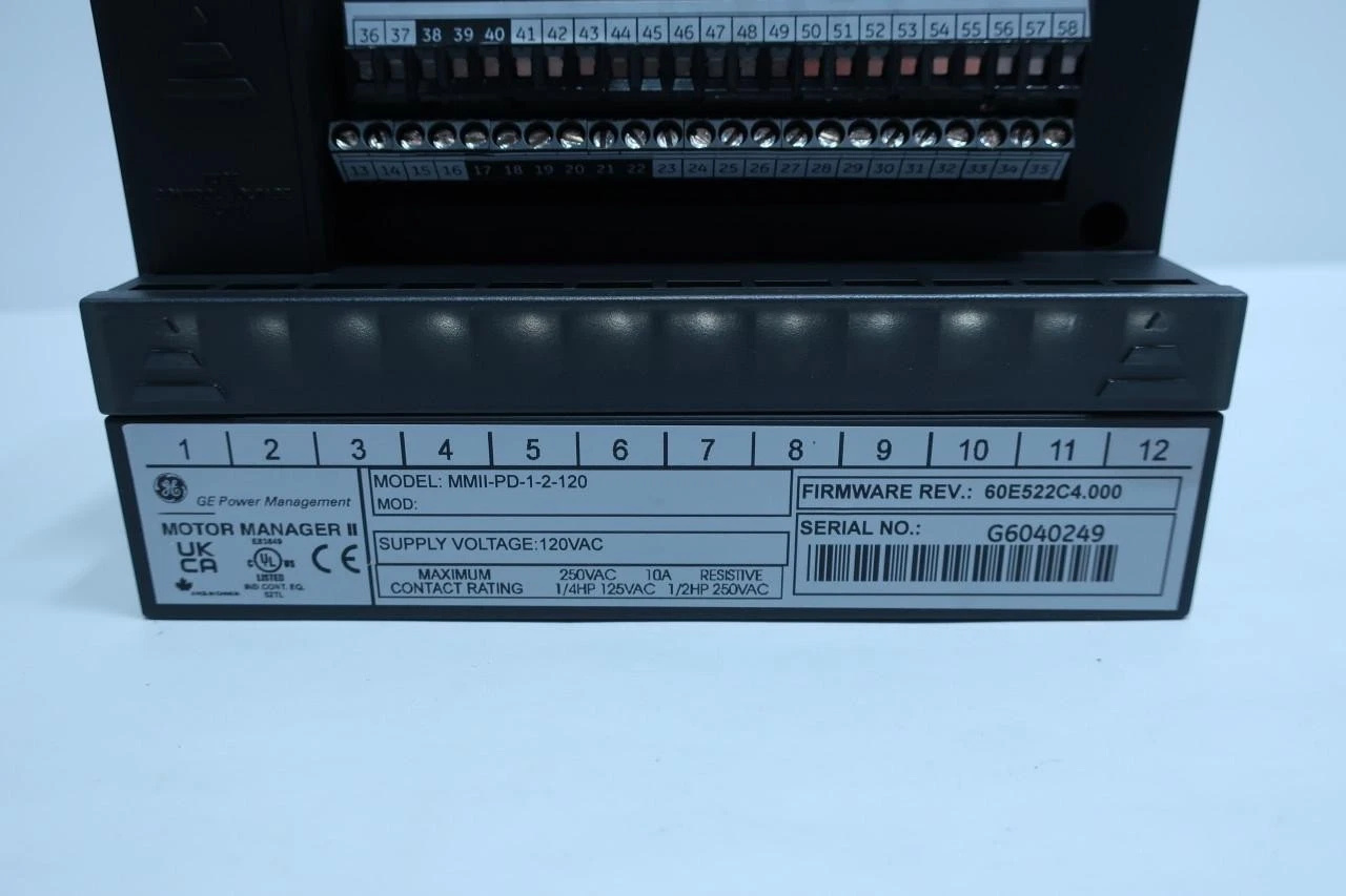 Ge MMII-PD-1-2-120 电机管理系统