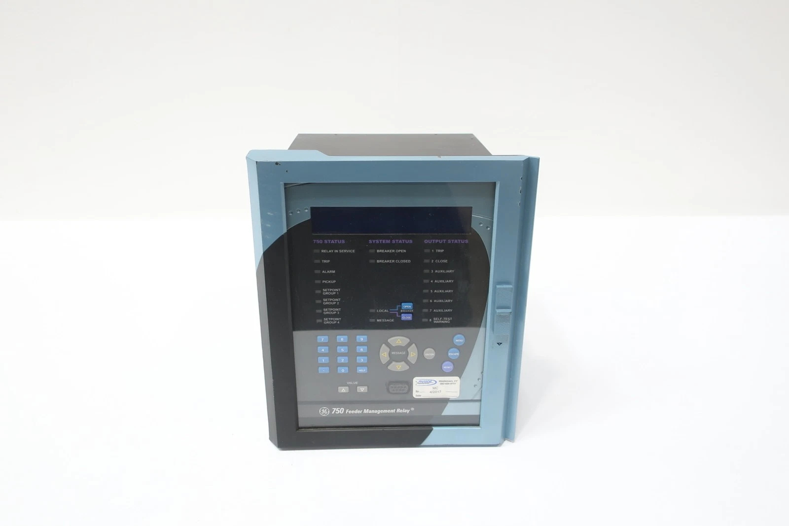 GE 750-P5-G5-S5-HI-A20-R-E 管理继电器